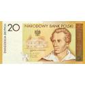 Banknot 200. rocznica urodzin Juliusza Słowackiego 20zł (2009)
